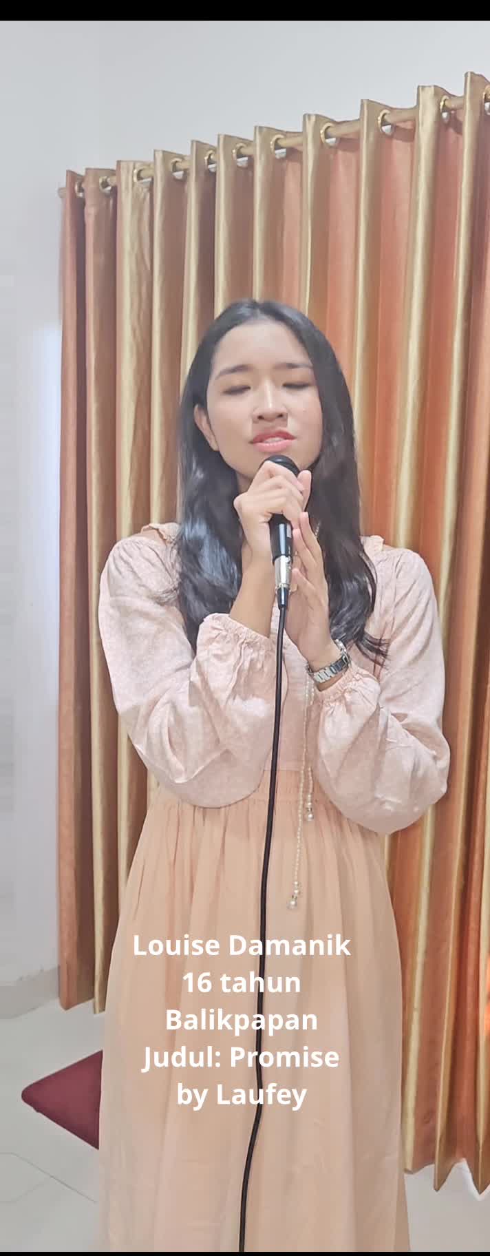 IDOL_XIII Louise Damanik 16 tahun Balikpapan Promise