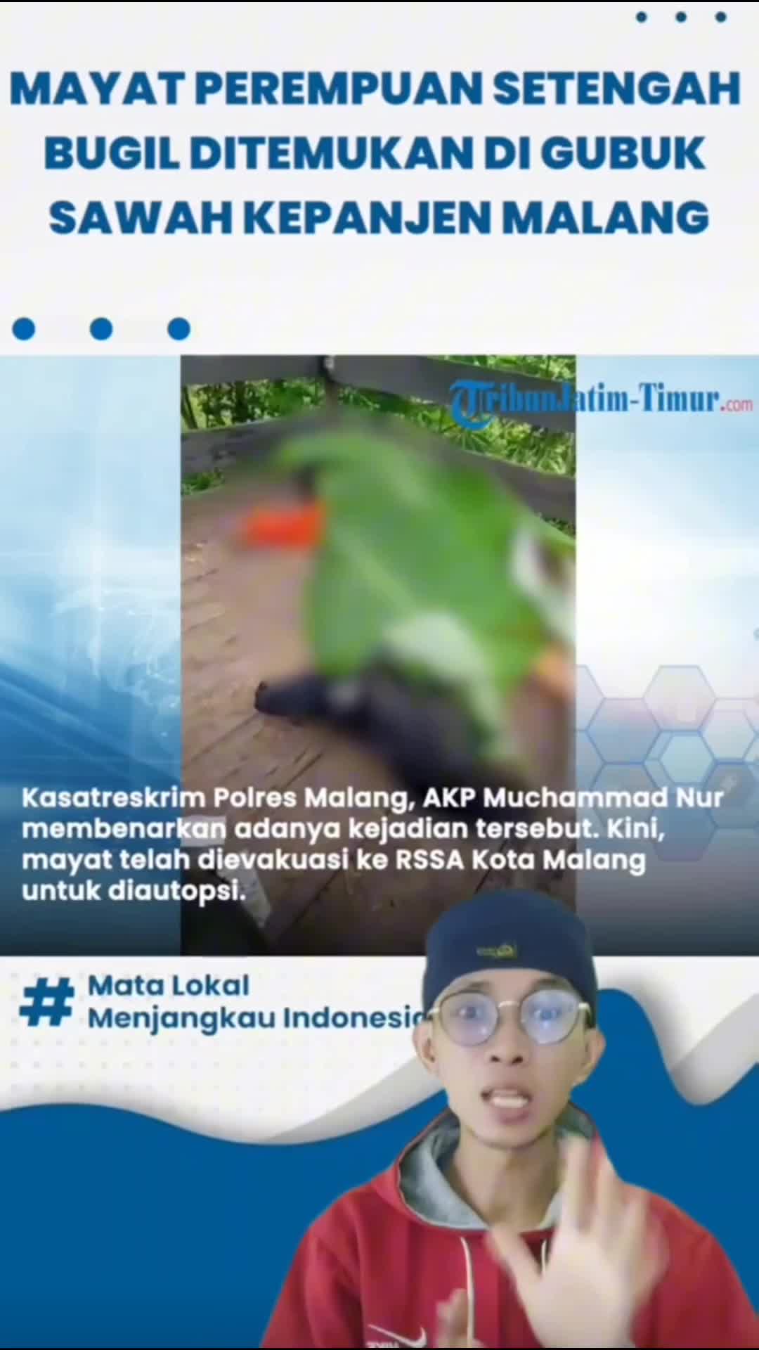 telah di temukan mayat di gubuk kota malang  #news  #viral  #Berita Terkini 