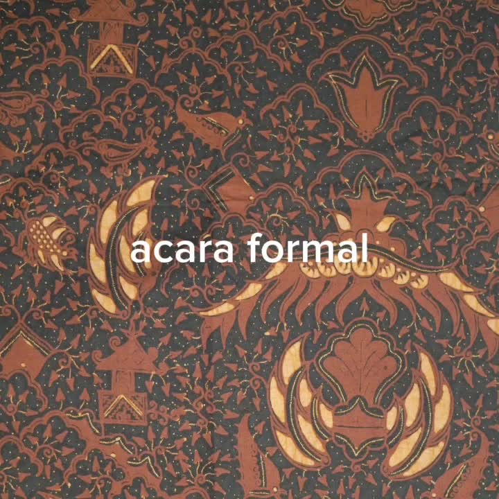 batik tulis klasik sogan solo