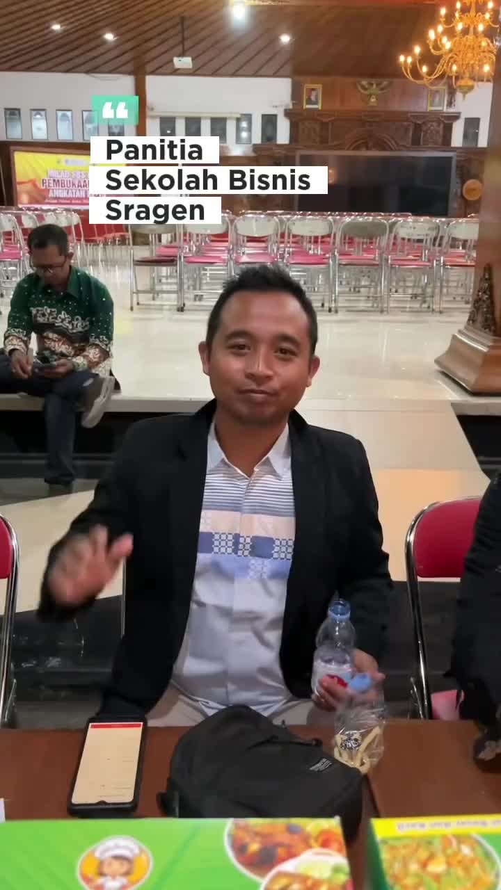 Ini dia panitia Sekolah bisnis di Kabupaten Sragen Lur #HOTrctiplus 