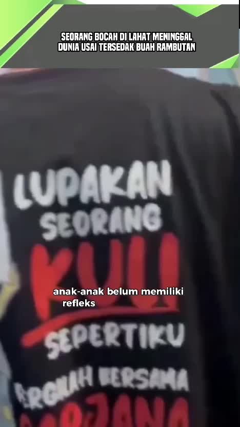 Waspada, Bocah Di Lahat Meninggal Dunia Tersedak Buah Rambutan. #videoviral  #faktaviral  #videoedukasi 