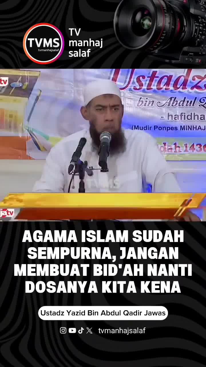 katakan apa yang disampaikan rasullullah dan para sahabat nya yang telah menyempurnakan islam dengan dakwah tauhid menjauhi syirik dan bid'a
