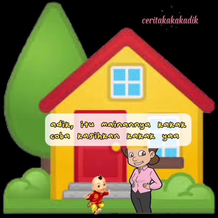 Adik Kecil Baru Belajar Ngomong Diomelin Kakaknya #ceritakakakadik 