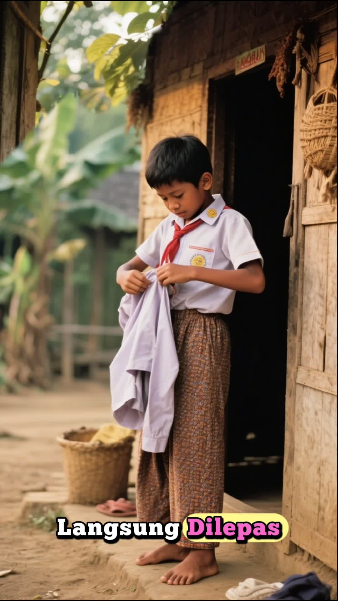 anak-anak bangun pagi bukan karena alarm, tapi karena sinar matahari yang masuk dari jendela #masakecilku #fyp #shortplus 