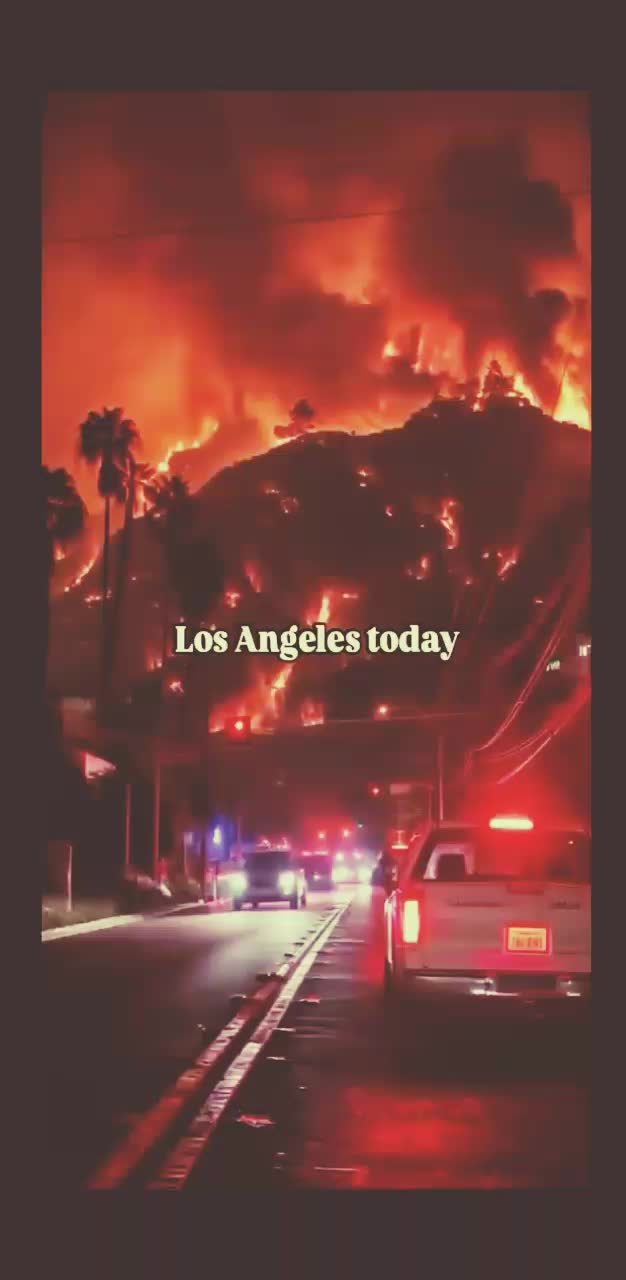 los angeles menyala.. #amerikaserikat 