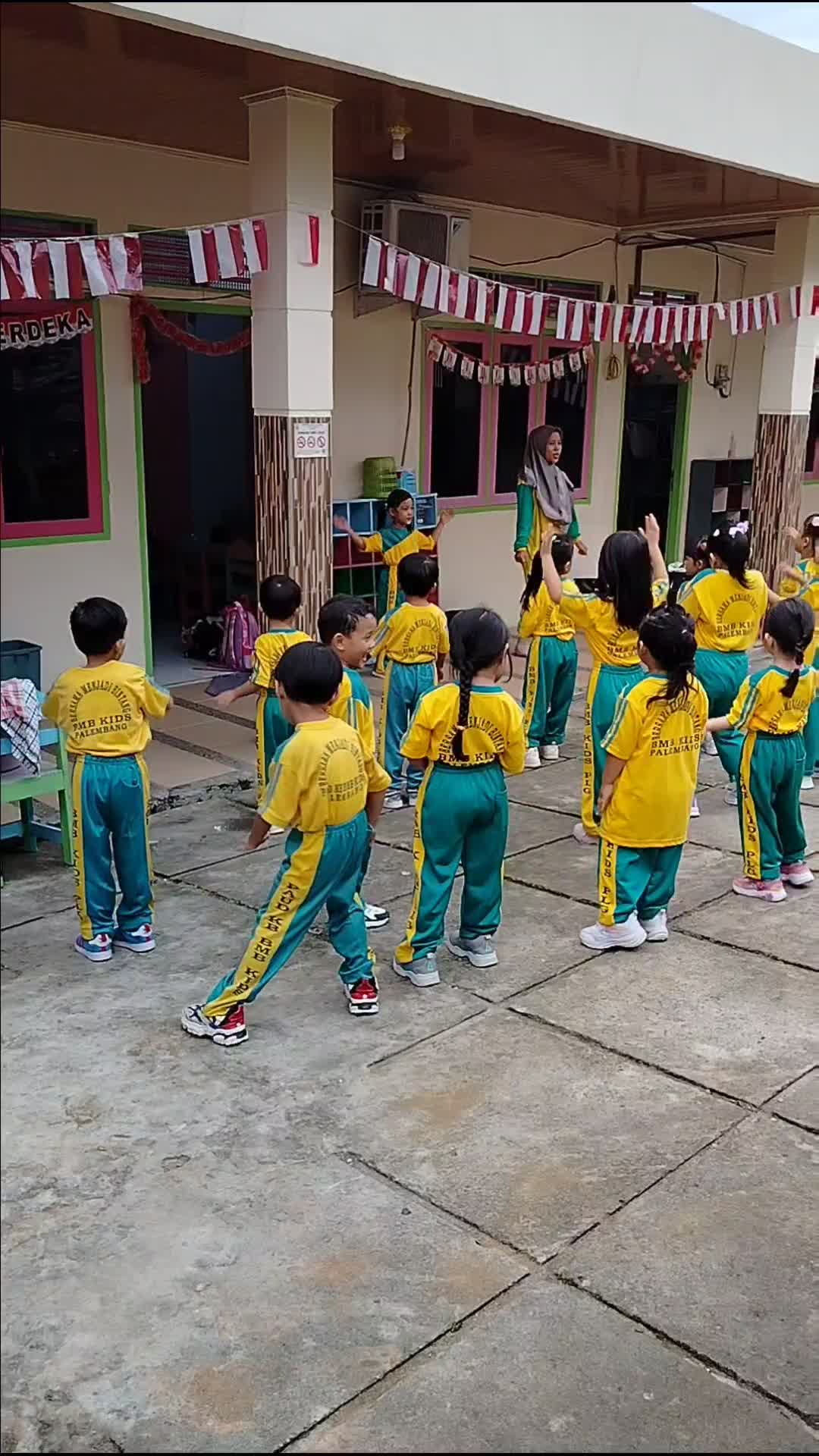 senam bersama #senam #kindergarten 