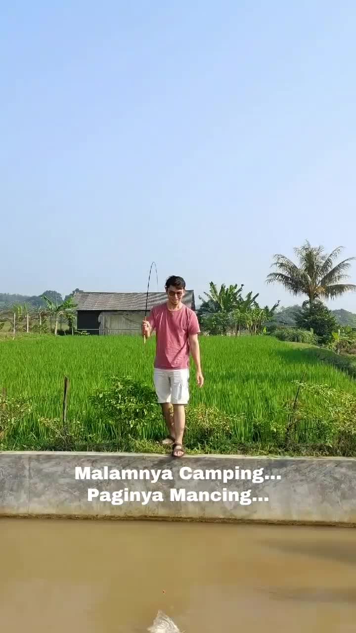 Masak air biar mateng...cakep!!. Mancing ikan dapat langsung dimasak, enak+