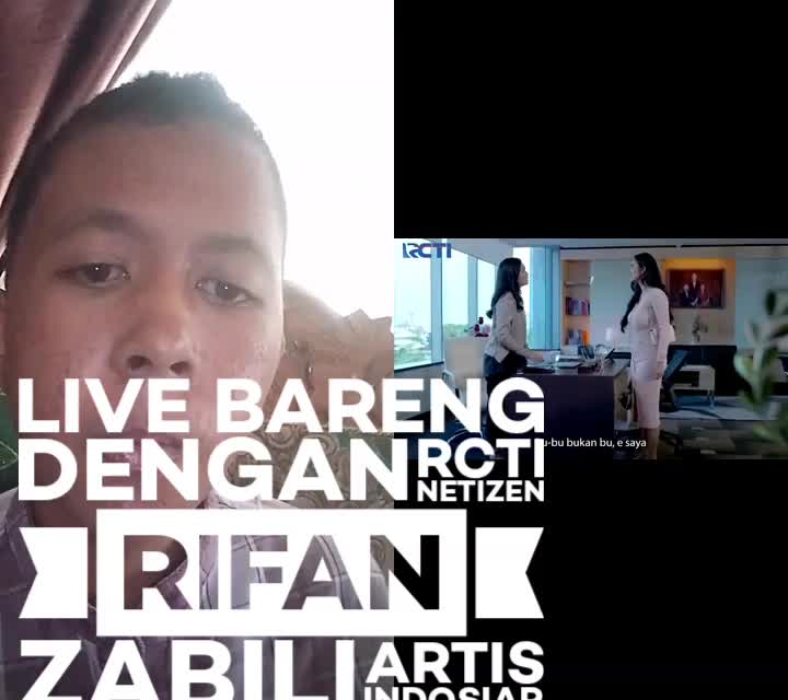 halo netizen ada artis barus Indosiar Rifan zabili ni