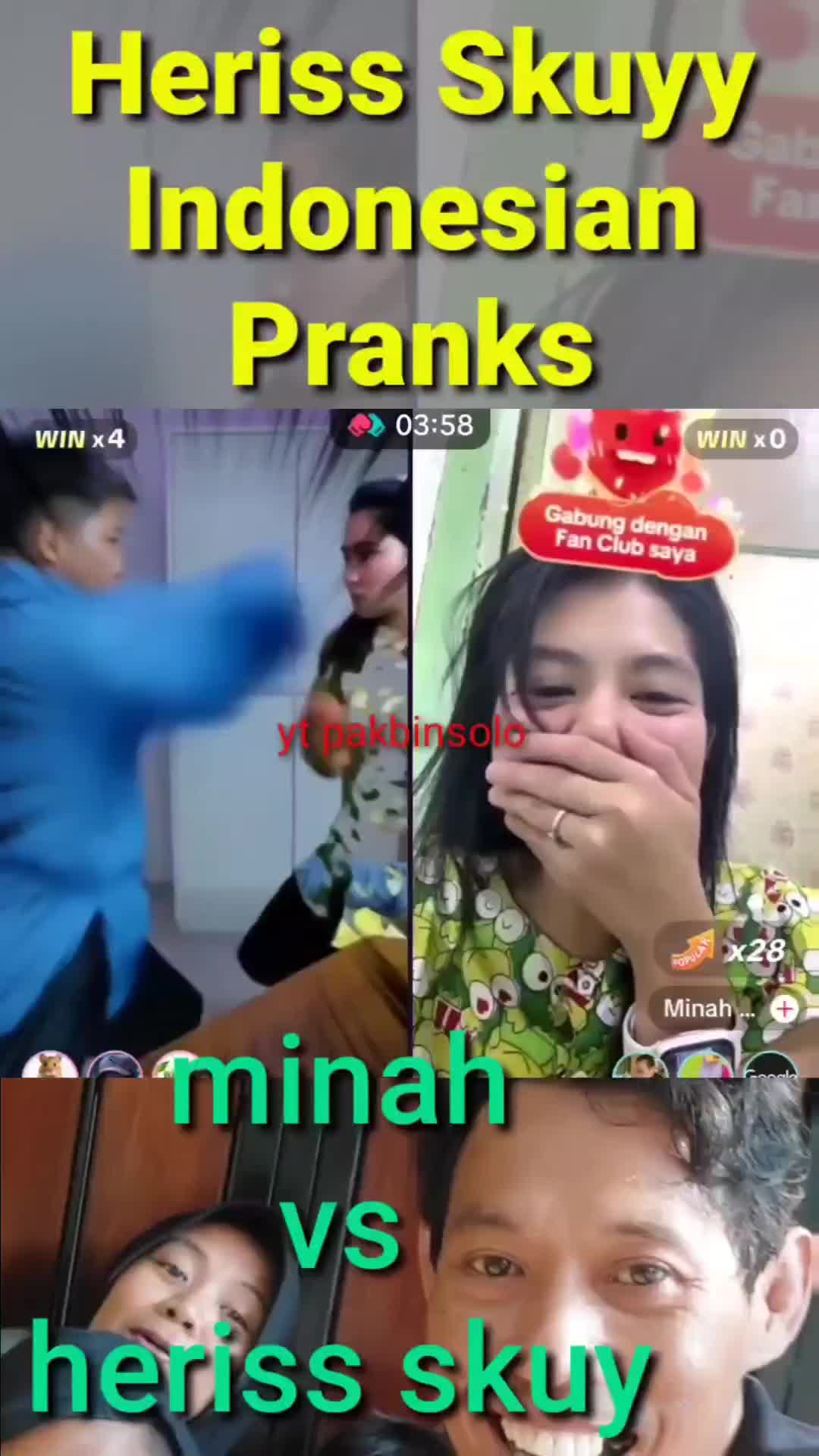 minah terkapar #herissskuy #prank #lucu 