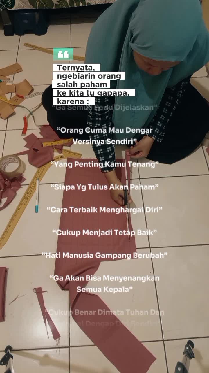 diam itu emas
#sewing #penjahit #fyp 