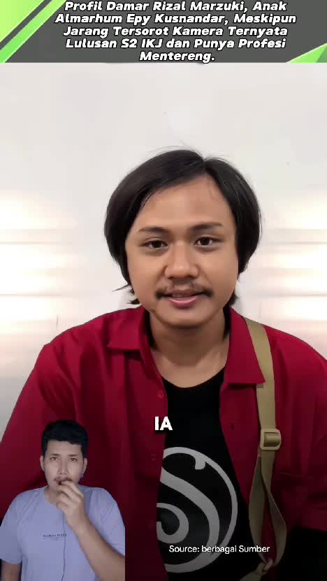 Profil Damar Rizal Marzuki, Anak Almarhum Epy Kusnandar. #videoviral  #faktaviral  #profil  #videoedukasi 