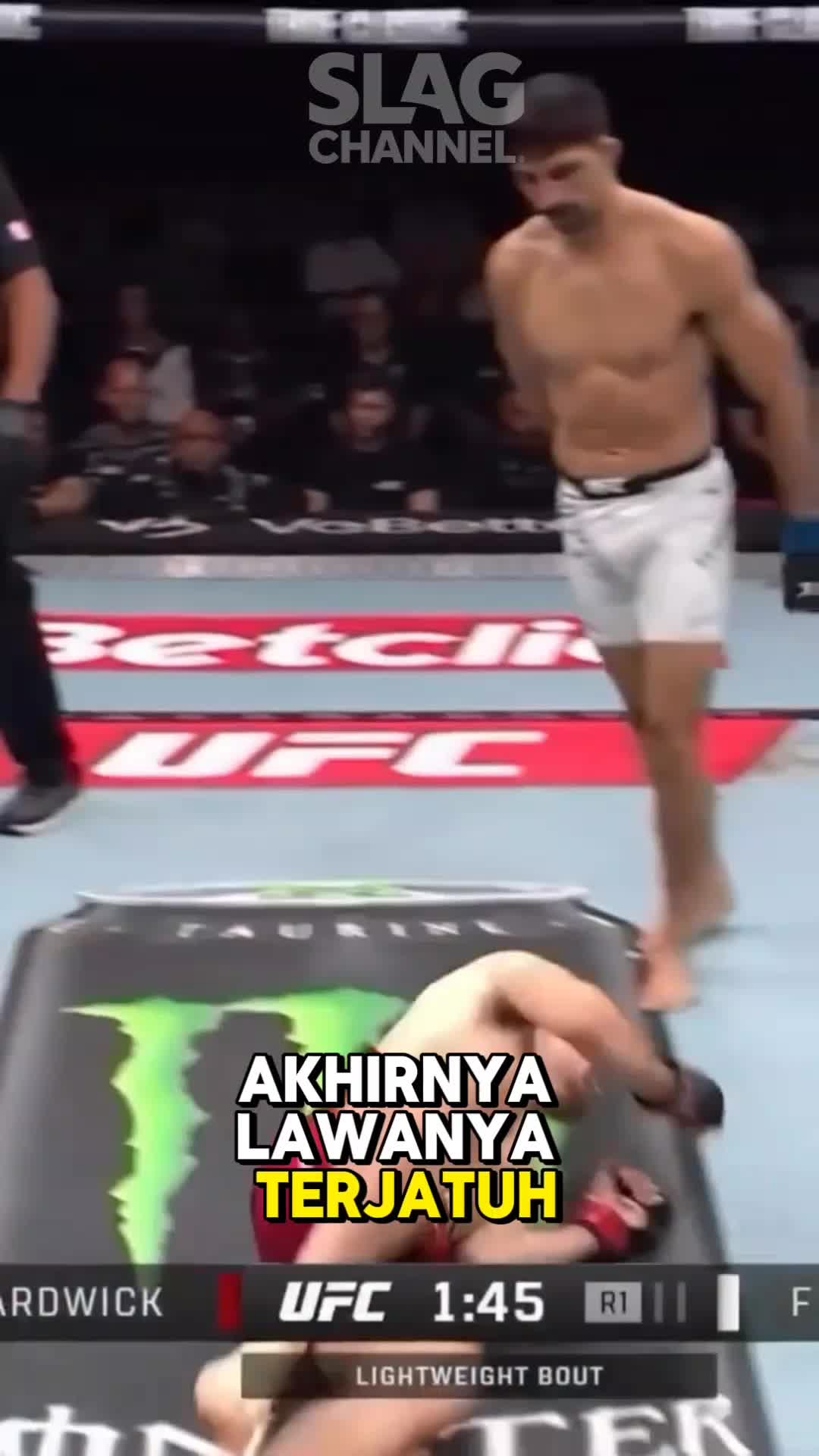 KO hanya dengan tendangan bawah  #UFC  #Sport  #mma  #boxing  #News 