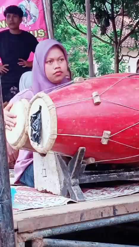 pengendang cantik #budayaIndonesia  #senimantradisonalmuda 