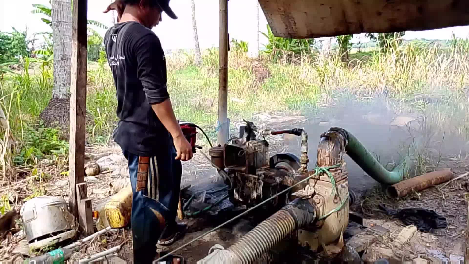 Menghidupkan mesin tua #petanimuda #otw jadi petani millenial modern 