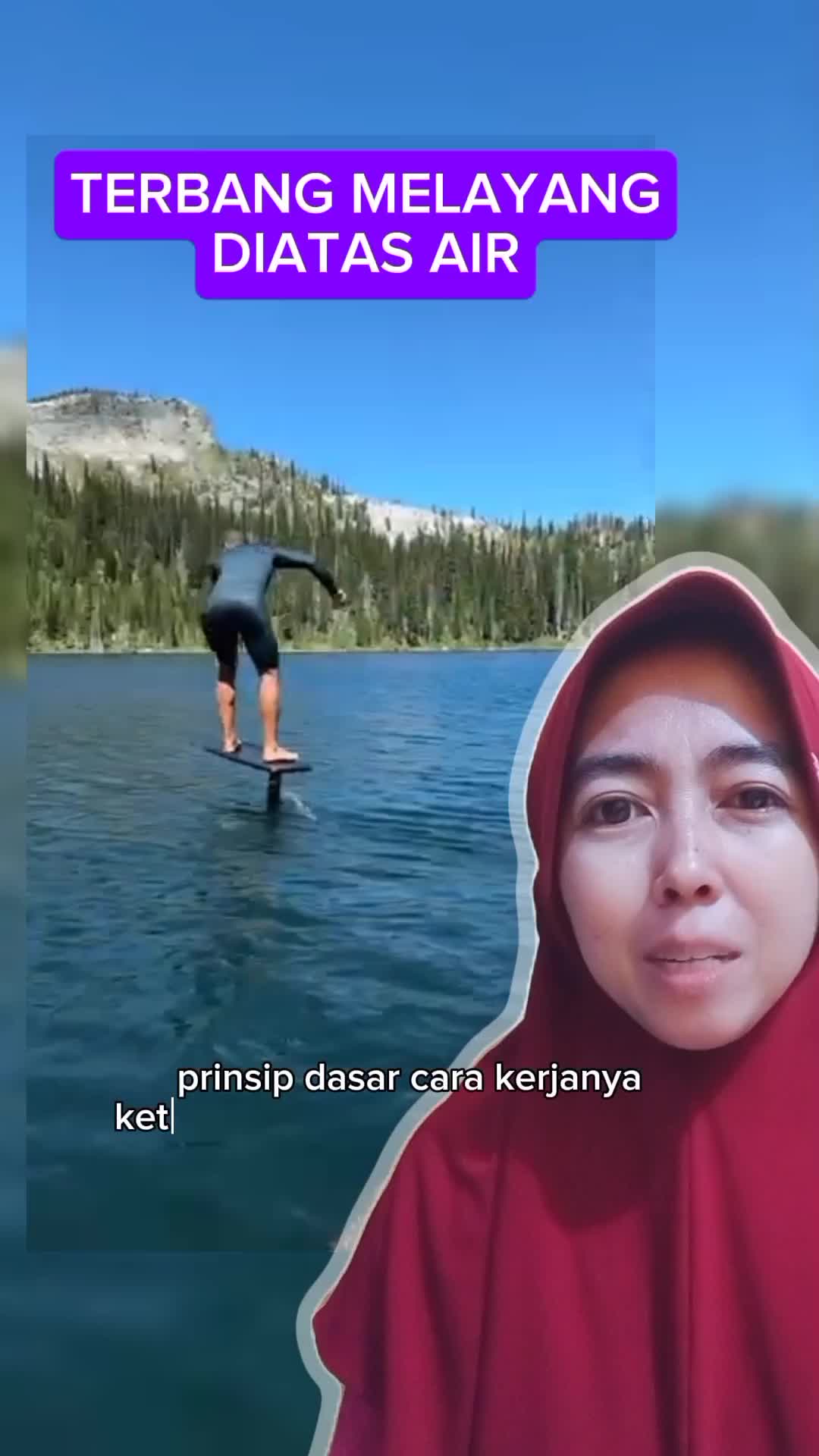 WOW, BISA TERBANG DI ATAS AIR ❗ 
 #foryoupage  #reaction   #rctikeren #hydrofoil 
