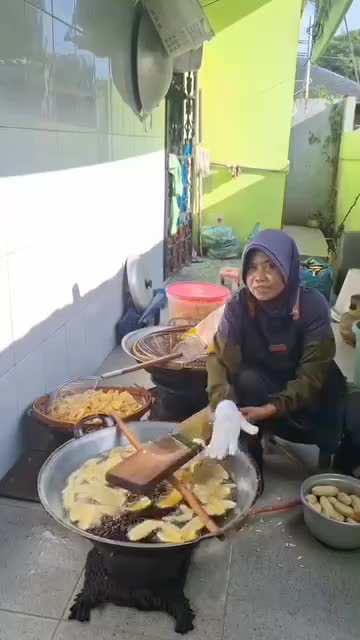 masak pisang goreng