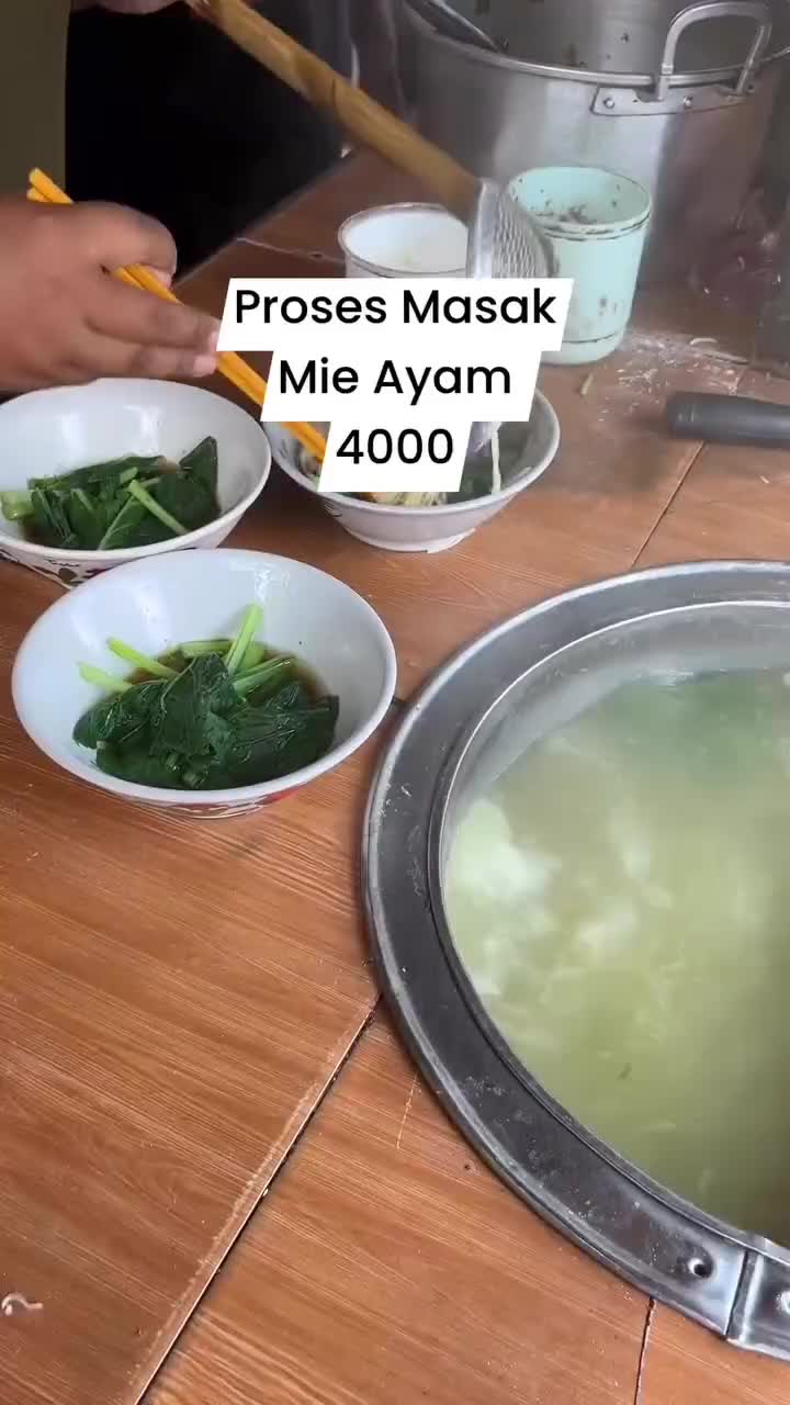 Proses masak mie ayam mudah dan enak