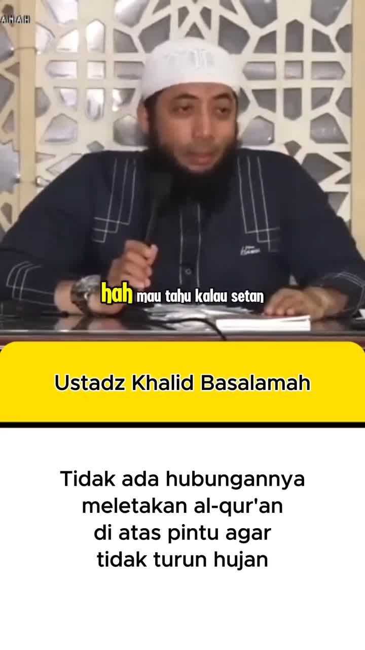 Khalid basalamah 

#hadist #kajian #sunnah #salaf 