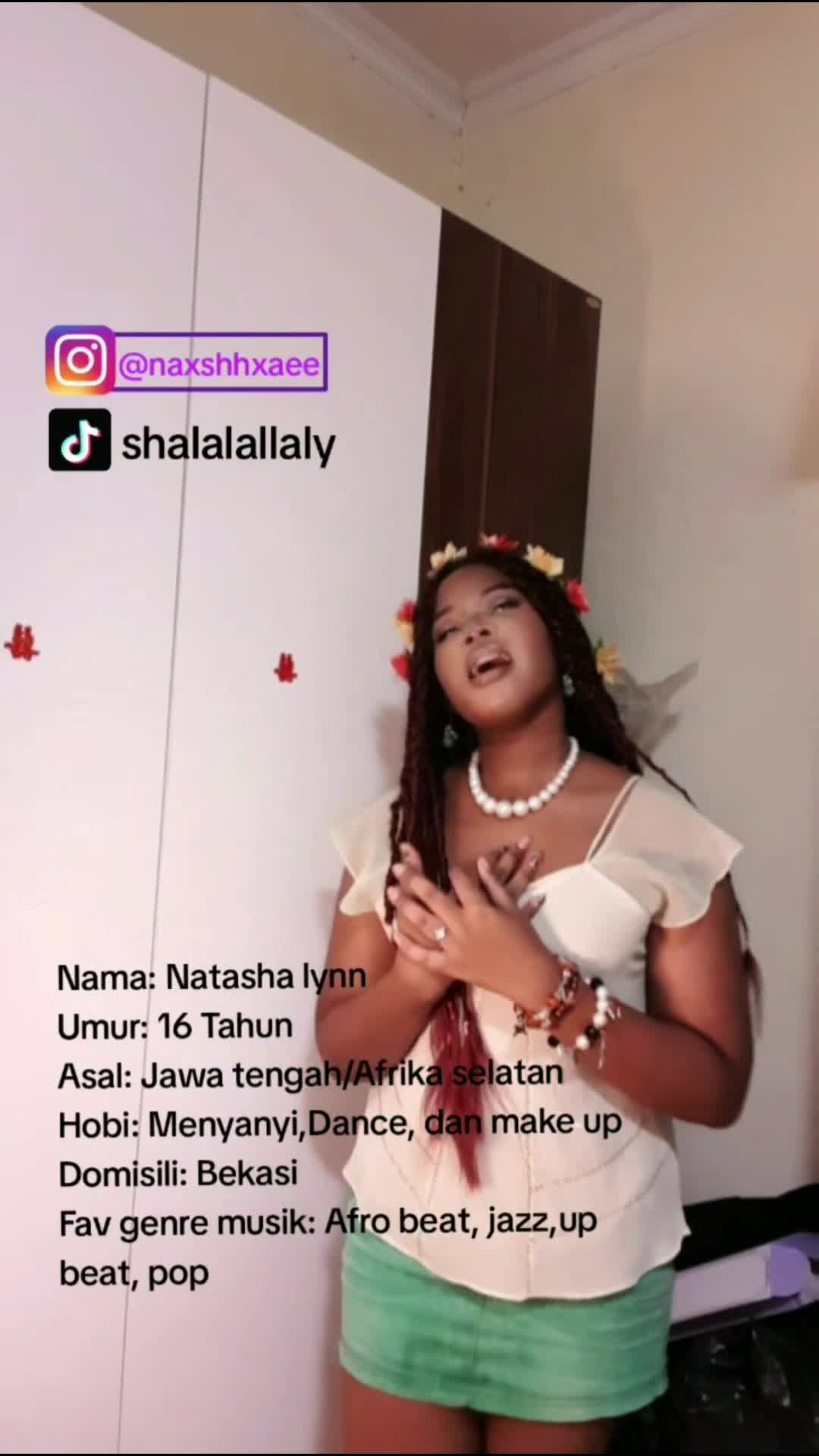IDOL_XIV NATASHA LYNN 
UMUR: 16 TAHUN
DOMISILI: BEKASI 
JUDUL LAGU: Janji kita