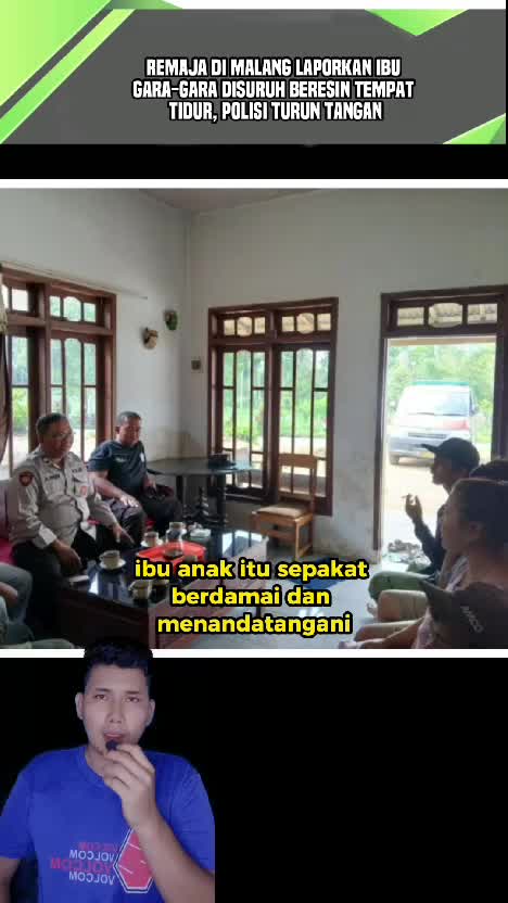 Remaja di Malang Laporkan Ibu ke Polisi Gara-Gara Disuruh Beresin Tempat Tidur, Polisi Turun Tangan. #videoedukasi  #anakdurhaka