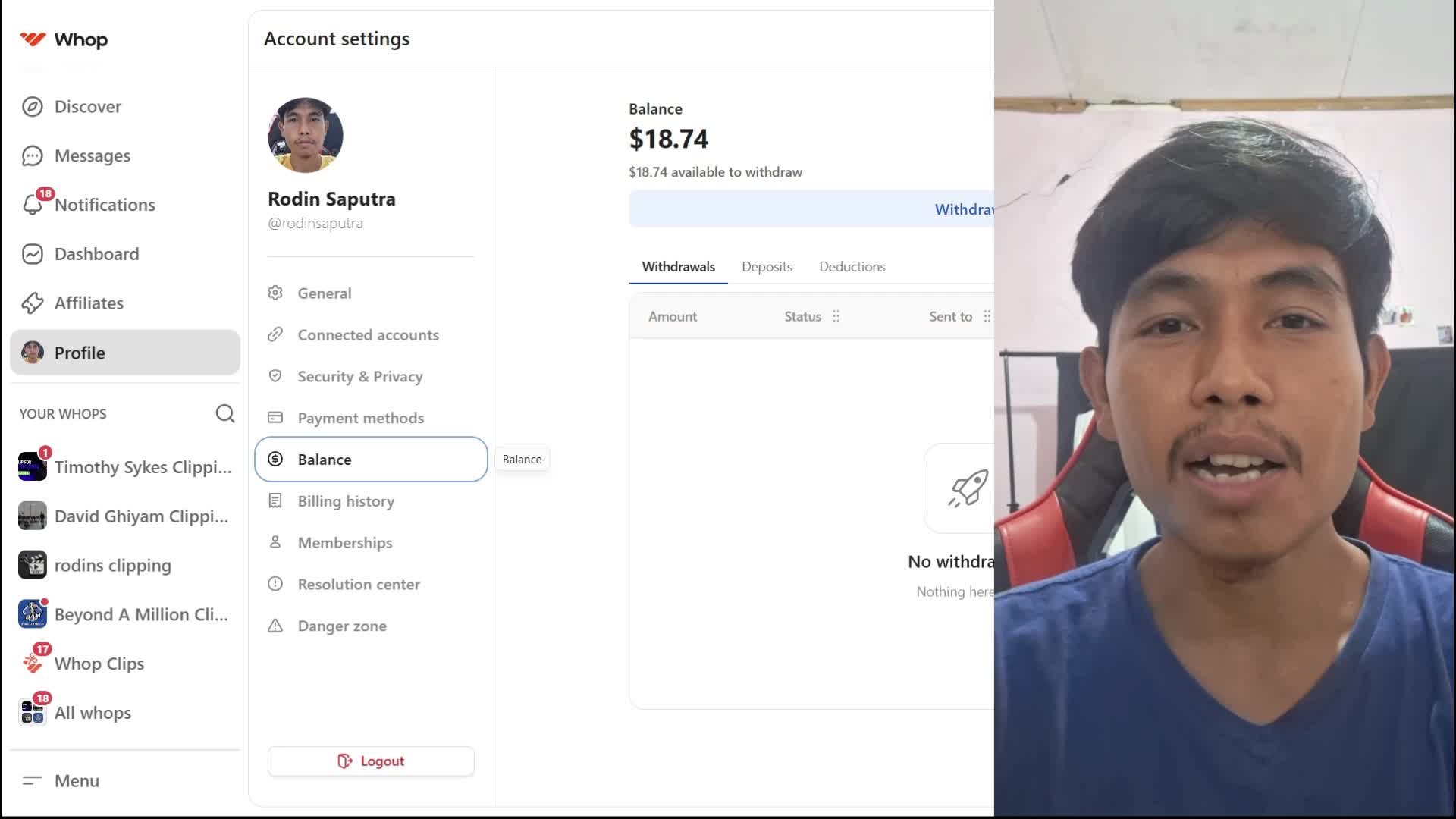 $18 Pertama dari Hasil Reupload Video Pendek (Clipping) #reupload #clipping #dibayar