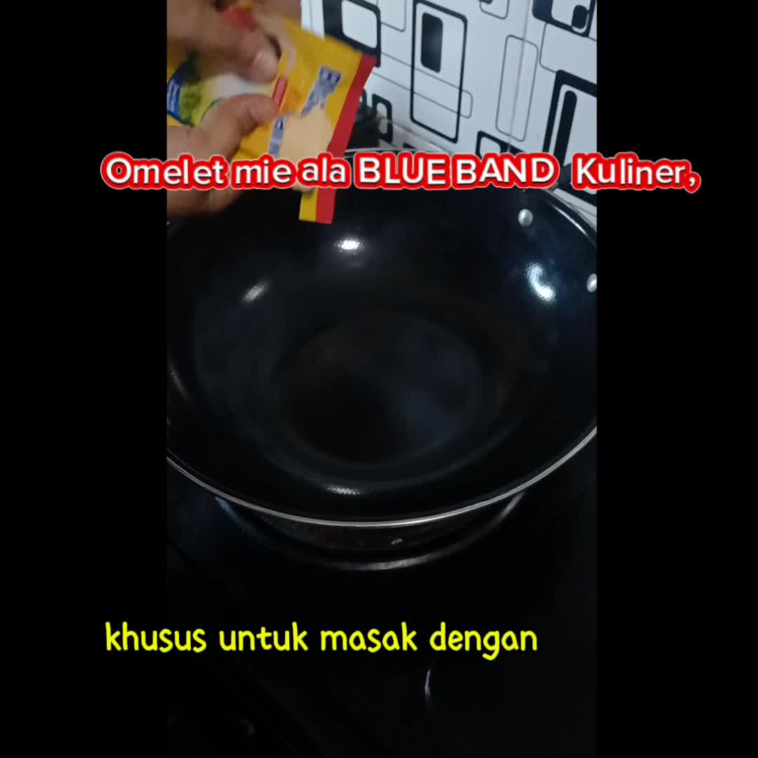 resep omelet mie blueband