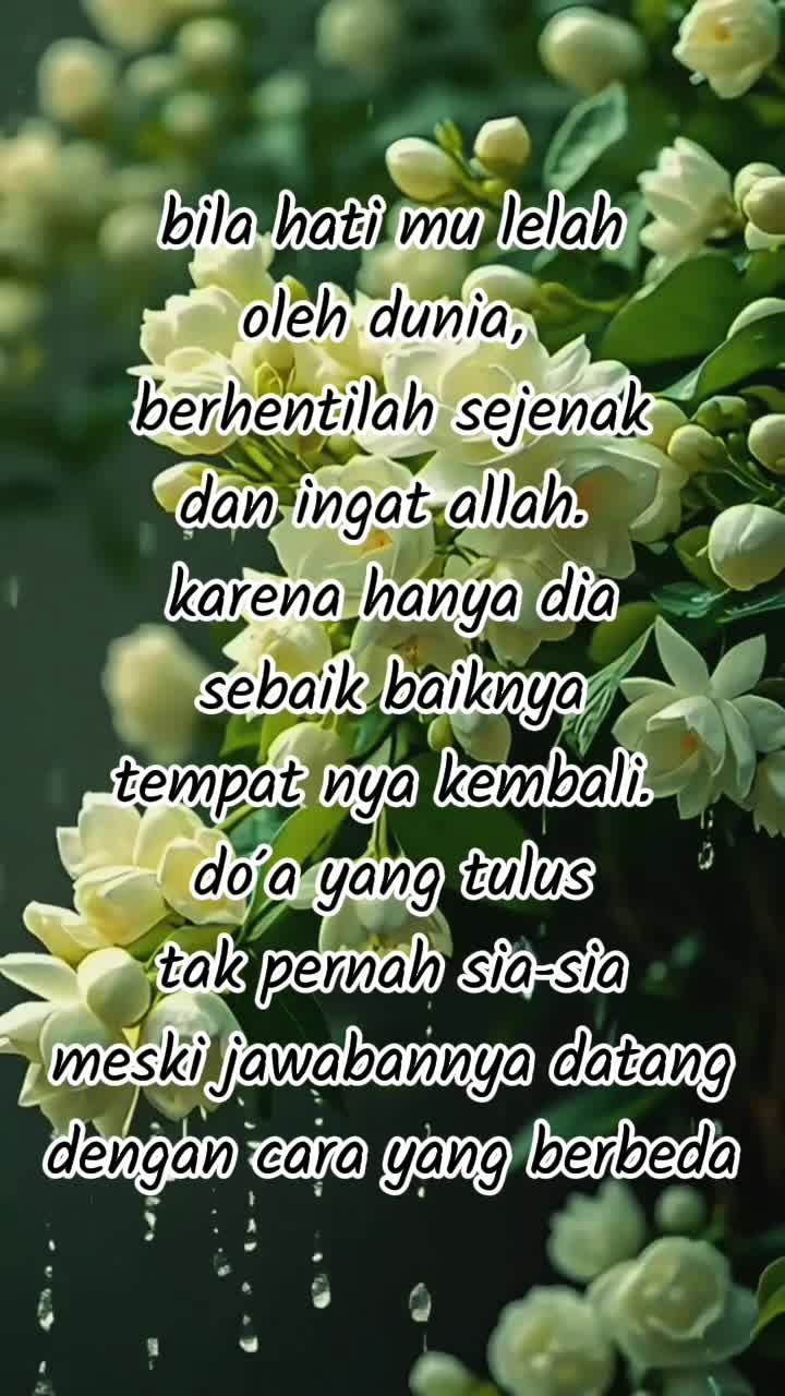 berhentilah sejenak dan ingat lah allah  #short  #quotes  #HOTrctiplus  #RCTIPlus  #fyp 