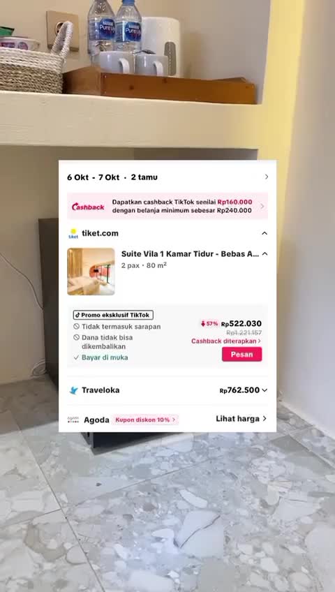 cek promo villa hanya di tiktok @ferysajjah dan @juniorjunio#dailyvlog #dailyroutine #RCTIPlus #HOTrctiplus 