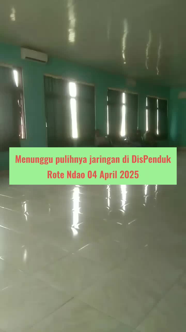Mari kita menunggu sampai jaringan pulih..

 #jaringanjelek  #dispendukrotendao  #rotendao 
