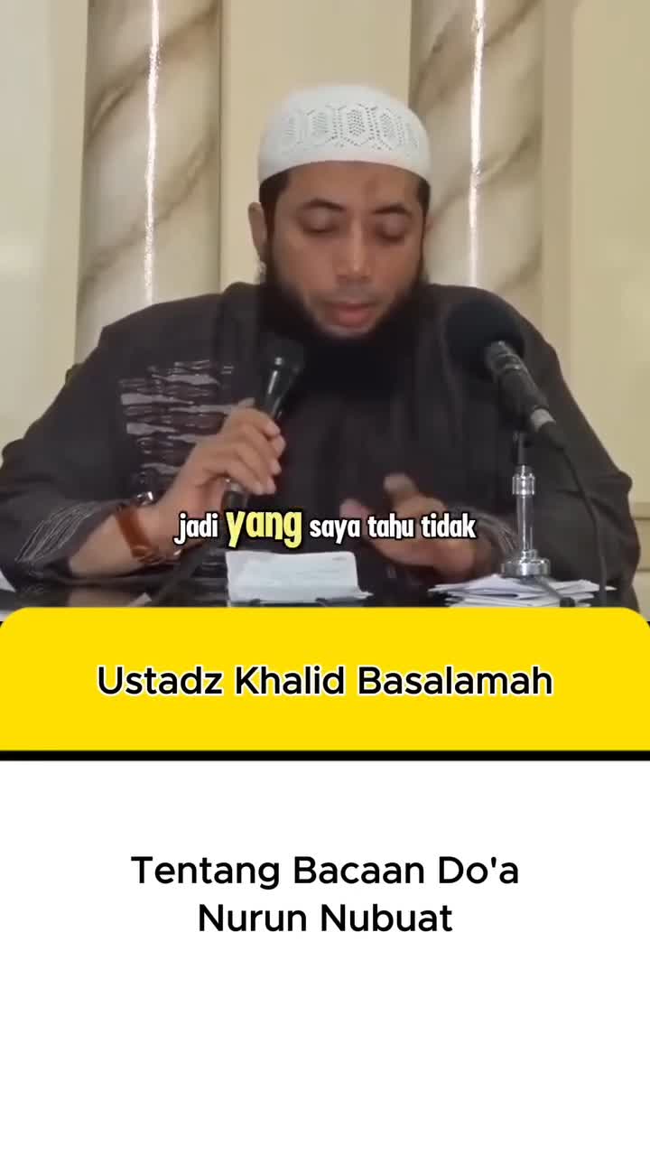 tentang bacaan doa nubuat untuk menyembuhkan penyakit #kajian #sunnah #salafi