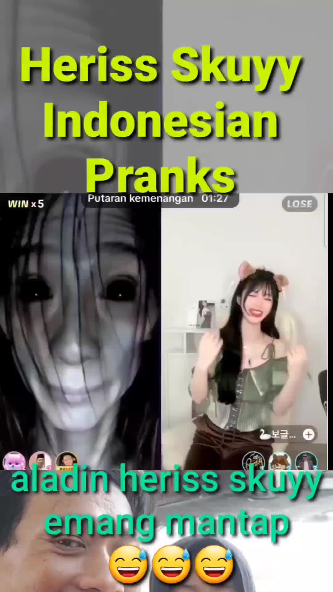 cewek Cantik Ini sampe kaget #herissskuy #prank #reaction #fyp #trending #lucu 