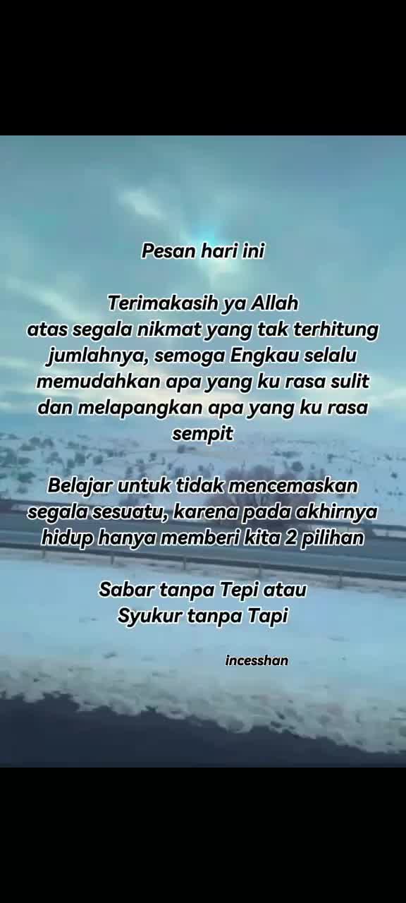 pesan hari ini  #ingat pesan ini 