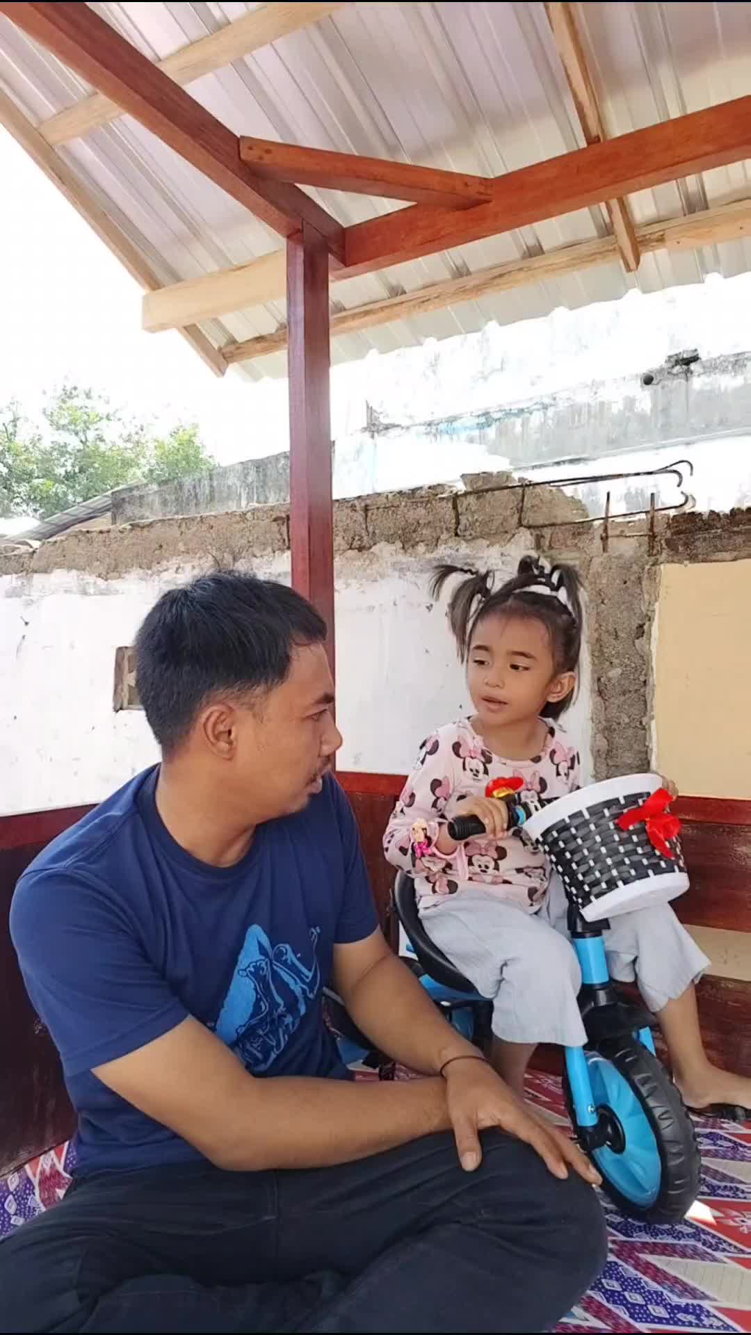 Di ajak papa ngobrol 🤗 #videolucu 