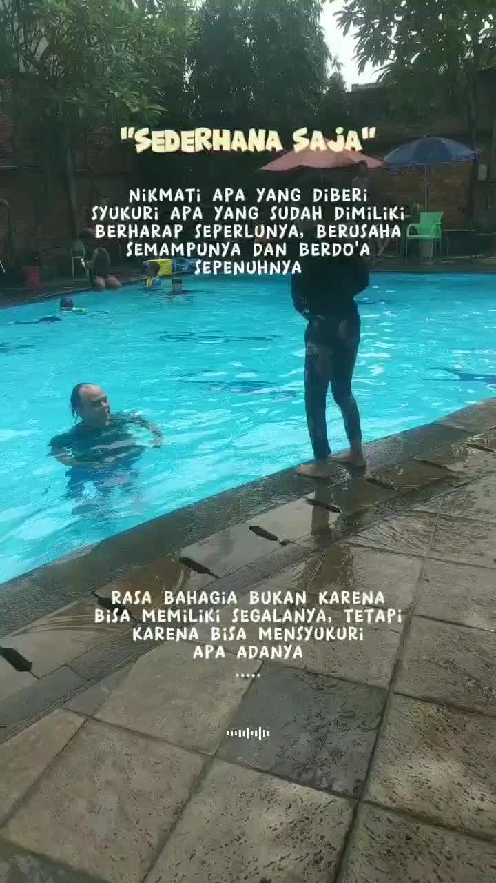 kuat kan mental anak kekolam yang dalam