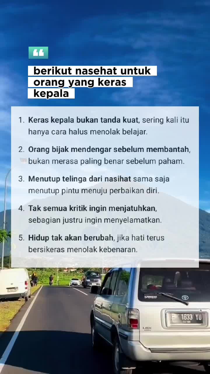 nasehat untuk orang yang keras kepala  #short  #HOTrctiplus  #RCTIPlus  #fyp 