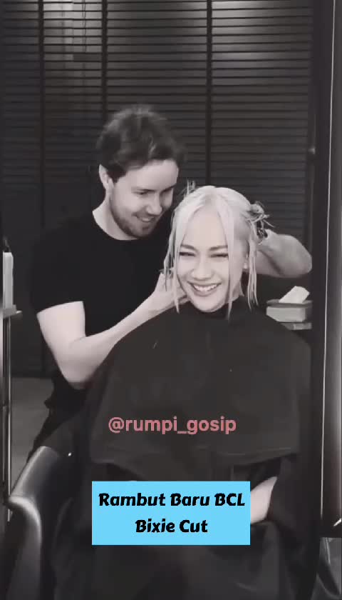 Rambut baru BCL, makin fresh yaaa #haircut #bcl 