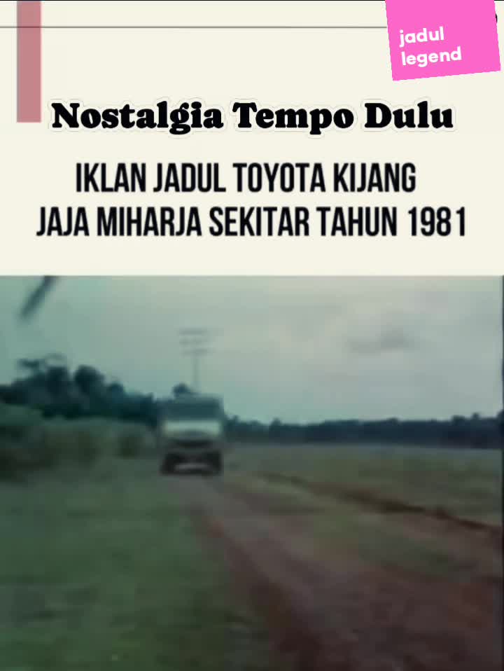 iklan jadul toyota kijang #ambyarjadibersinar 