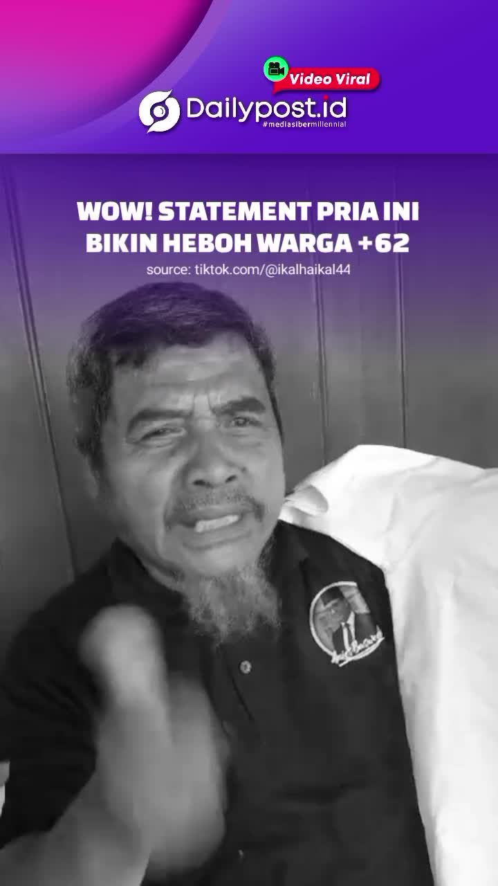 Wow! Statemennya itu loh pak