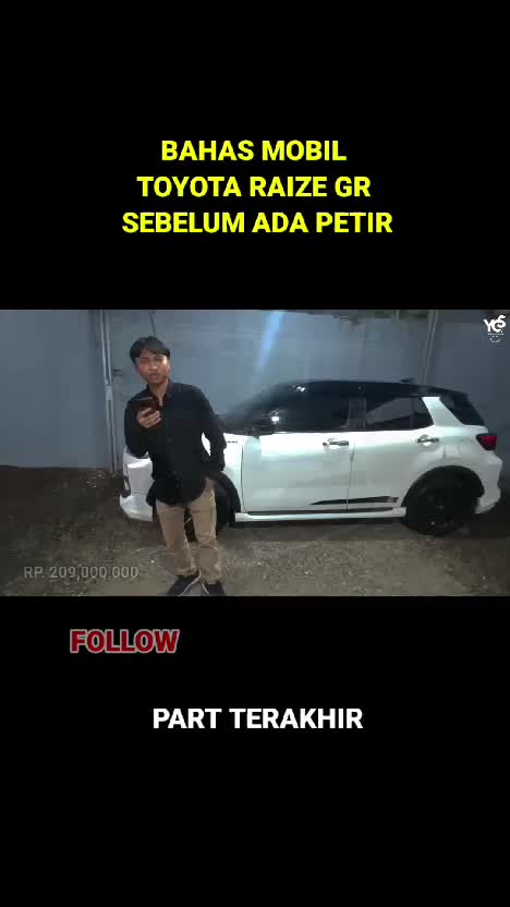 BAHAS TOYOTA RAIZE GR SEBELUM ADA PETIR PART TERAKHIR 
#RCTIPlus #HOTrctiplus #fyp 
#masukberandamuu 