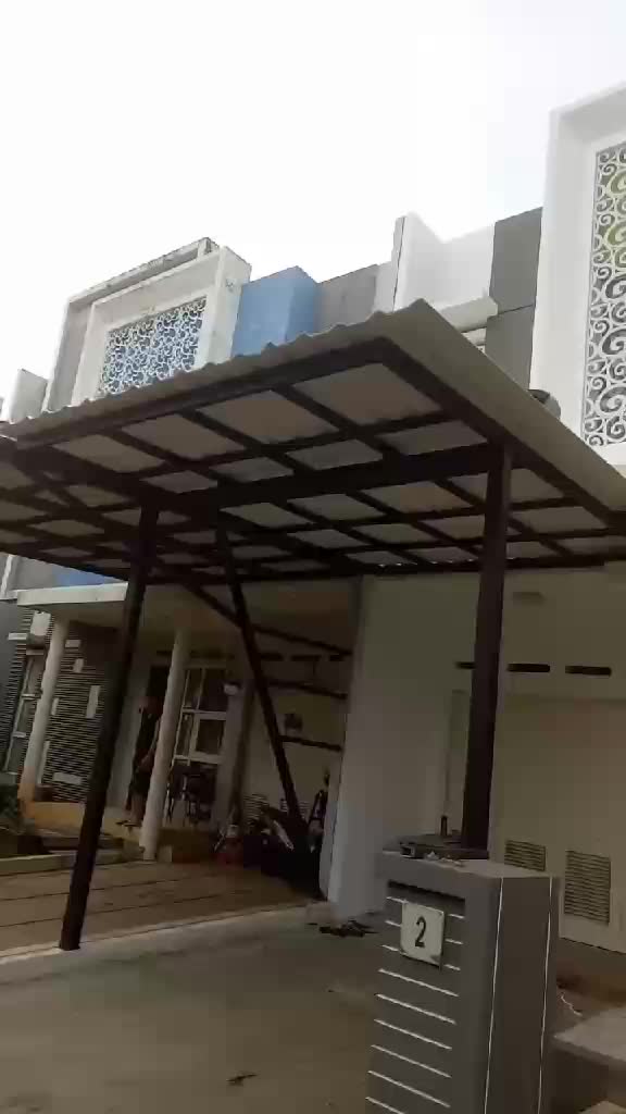 pemasangan atap Alderon 