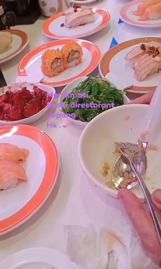 kuliner sushi jepang 
dihongkong ..