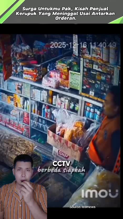 Surga Untukmu Pak, Kisah Penjual Kerupuk Yang Meninggal Usai Antarkan Orderan. #RCTIPlus  #videoviral  #faktaviral  #videoedukasi 