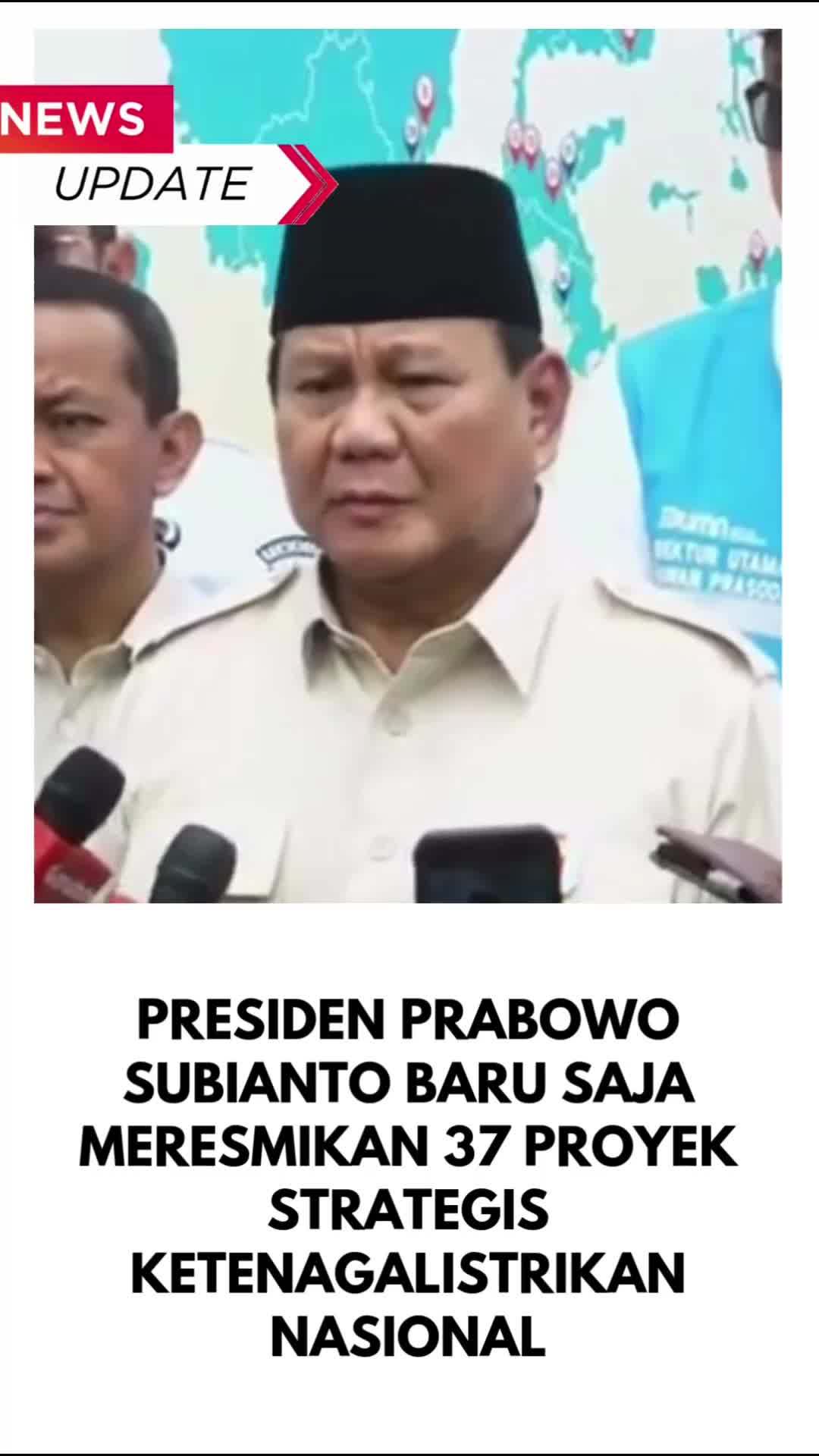 Presiden Prabowo Subianto baru saja meresmikan 37 proyek strategis ketenagalistrikan nasional