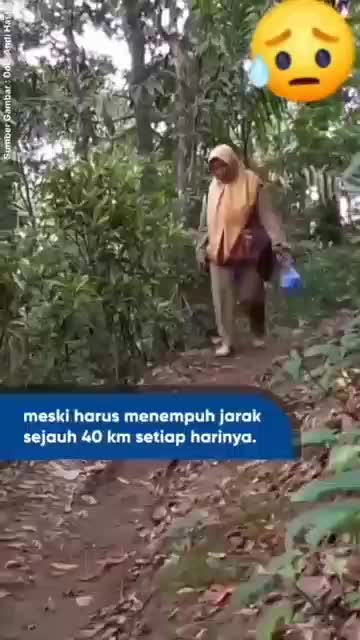 13 tahun rela naik turun gunung demi mencerdaskan bangsa