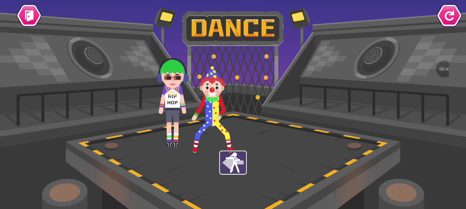 belajar gerakan menari #game 