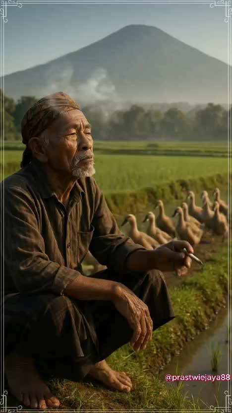 langkah tua di pematang sawah #RCTIPlus  #Viral  #fypシ #sawah  #pedesaan 