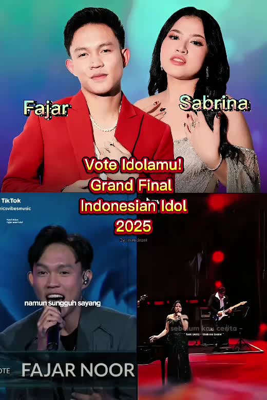 Grand Final Indonesian Idol 2025
Who's the next winner?  