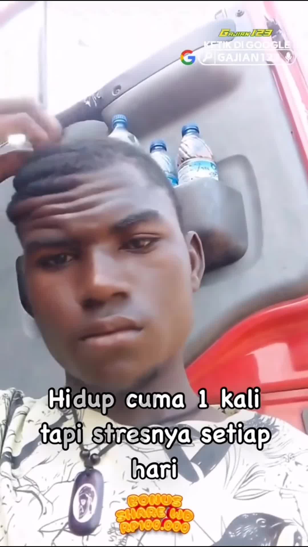 STRESS TIAP HARI
#videolucu