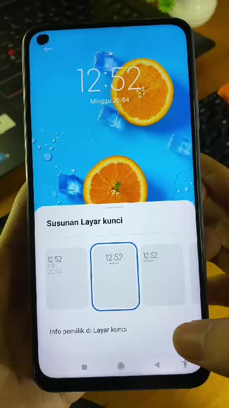Cara Menampilkan Nama di Layar Kunci HP Kita #tutorial #android 