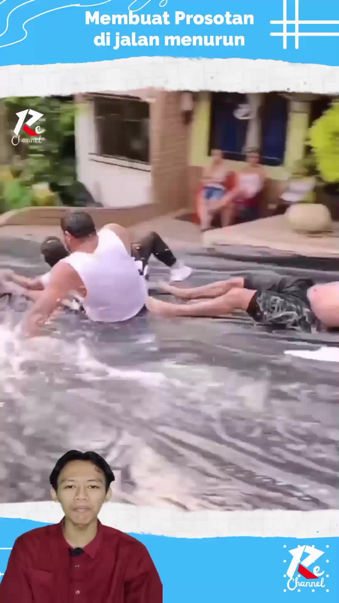Mengubah jalanan yang menurun menjadi layaknya wahana air
#viral_video
#shortvideo 
#viral
#shorts 
#RCTIPlus 
#RCTIoke 
#HOTrctiplus 
#fypシ